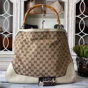 Gucci Diana GG canvas Bamboo handle